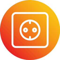 Electric plug icon