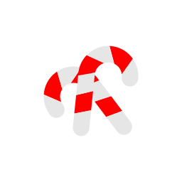Candy canes icon