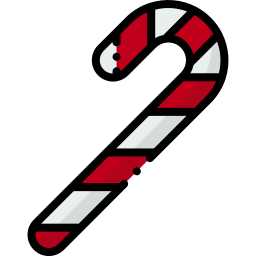 Candy cane icon