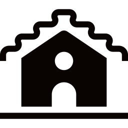 Gingerbread house icon