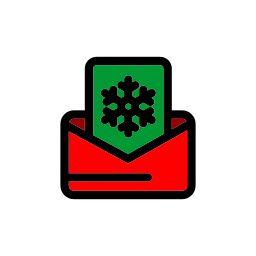 Christmas card icon