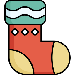 Рождественские носки иконка