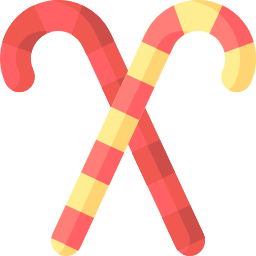 Candy cane icon