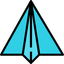 Paper plane icon