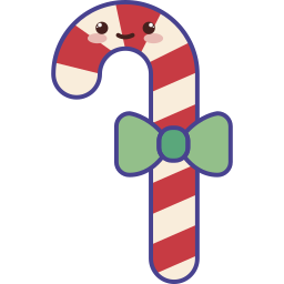 Christmas candy icon