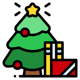 árbol de navidad icono