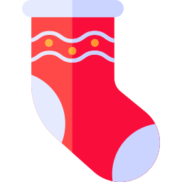 chaussette de noël Icône