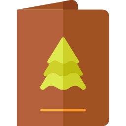 Christmas card icon