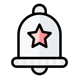 Christmas bell icon