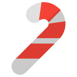 Candy cane icon