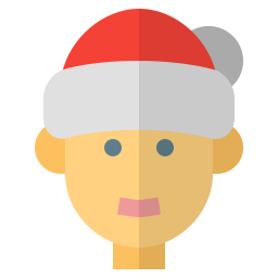 Christmas santa icon