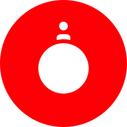 Christmas ball icon