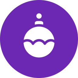 Christmas ball icon