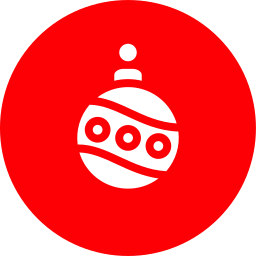 Christmas ball icon