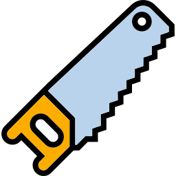 Hand saw icon