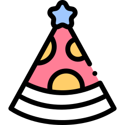 sombrero de fiesta icono