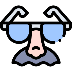 Party glasses icon