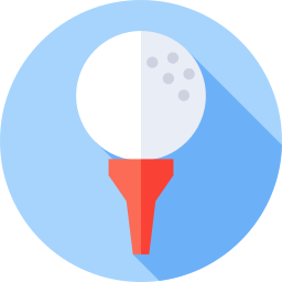 pelota de golf icono