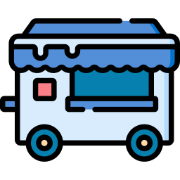 Food cart icon