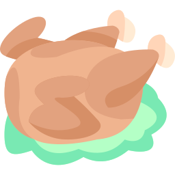 Roasted chicken icon