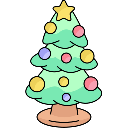 árbol de navidad icono