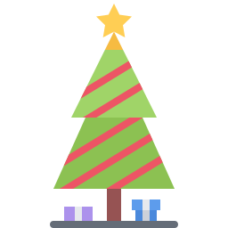 árbol de navidad icono