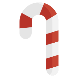 Candy cane icon