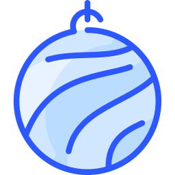 Christmas ball icon