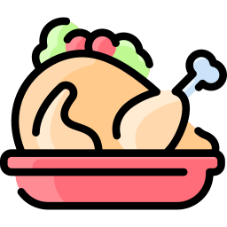 Roasted turkey icon