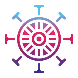 Ship wheel icon