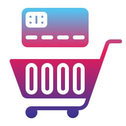 Shopping online icon