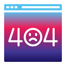 błąd 404 ikona