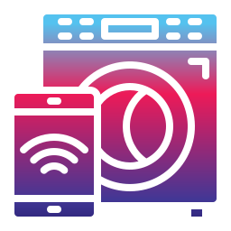 Smart washing machine icon