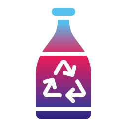 reciclar botella icono