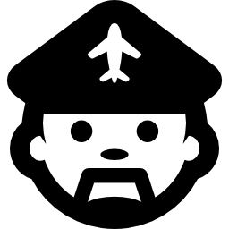piloto de avião Ícone