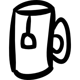 vaso de té icono