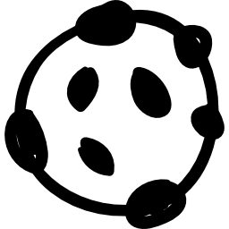 Chocolate chips cookie icon