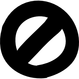 금지 기호 icon