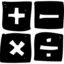 Mathematical symbols icon