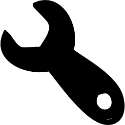 herramienta de configuración de llave inglesa icono