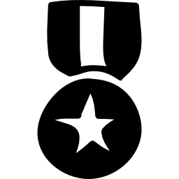 insignia de reconocimiento icono