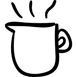 contorno della tazza di caffè icona
