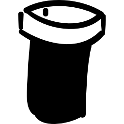 Plastic coffee cup icon
