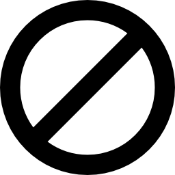 Запрещенный знак иконка
