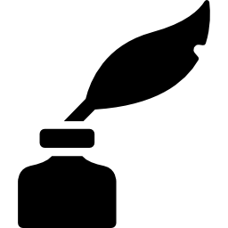 Quill and ink icon