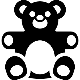 oso de peluche icono