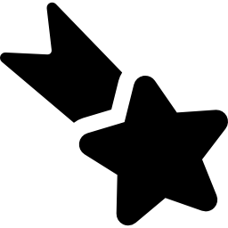 weihnachts shooting star icon