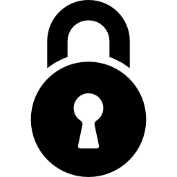 Locked padlock  icon