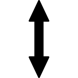 verticale pijlen icoon