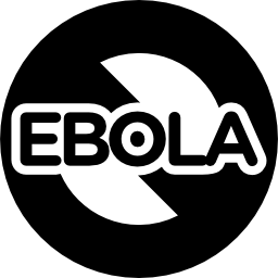 ebola-waarschuwingsbord icoon